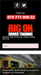 Mobile Screenshot of bigondrivertraining.com